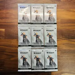 Magic The Gathering Final Fantasy Play Booster Pack New / Sealed (Lot Of 9) - Image 1