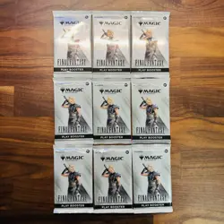 Magic The Gathering Final Fantasy Play Booster Pack New / Sealed (Lot Of 9) - Image 2