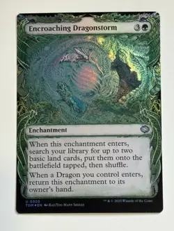 Encroaching Dragonstorm (Showcase) Foil Tarkir Dragonstorm TDM MTG - Image 1
