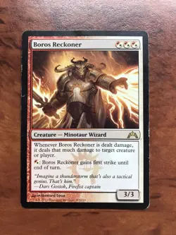 Boros Reckoner MTG Magic the Gathering Card MP Moderately Played Gatecrash - Image 1