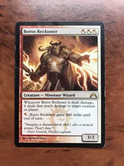 Boros Reckoner MTG Magic the Gathering Card MP Moderately Played Gatecrash - Image 2