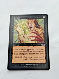MTG Duress Urza's Saga Regular Common - Some Edge Wear - See Pics - Image 8