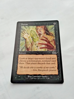 MTG Duress Urza's Saga Regular Common - Some Edge Wear - See Pics - Image 9