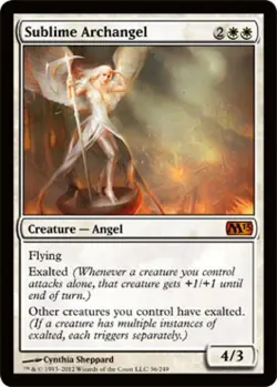 MTG English Sublime Archangel NM Normal Magic 2013 Core Set - Image 2