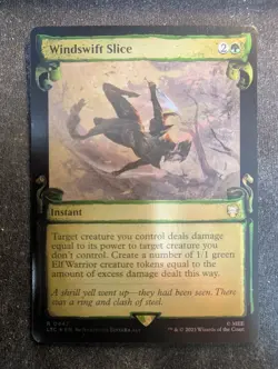 Windswift Slice - Foil Showcase Scroll - LOTR: Tales of Middle Earth (MTG) - Image 1