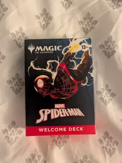 SDCC 2025 Magic the Gathering Marvel Spiderman Welcome Deck Miles Morales GREEN - Image 2
