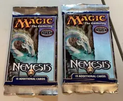 2 Pack / NEMESIS / Sealed / MTG / Unsearched Booster Packs - Image 1