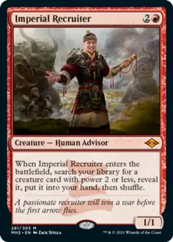 [1x] Imperial Recruiter Near Mint, English Modern Horizons 2 MTG Magic - Image 1