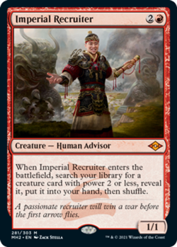 [1x] Imperial Recruiter Near Mint, English Modern Horizons 2 MTG Magic - Image 2