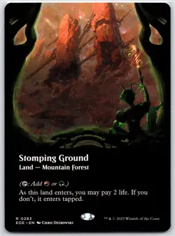 Edge of Eternities Stomping Ground R 283 MTG - Image 1