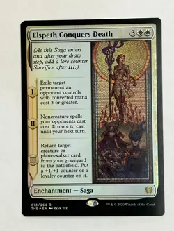 MTG Elspeth Conquers Death THB 13 Foil R Lightly Played - Image 1