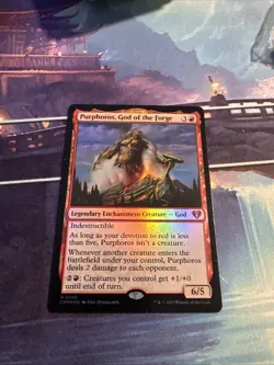 Purphoros, God of the Forge Commander Masters Foil - Image 1