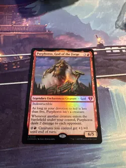 Purphoros, God of the Forge Commander Masters Foil - Image 3
