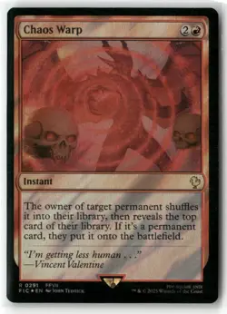 Chaos Warp (Surge Foil) Commander: Final Fantasy Surge Foil MAGIC MTG NM - Image 1