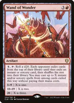 Wand of Wonder Commander Legends: Battle for Baldur's Gate NM MTG - Image 1