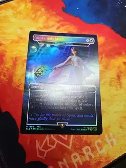 Yuna's Holy Magic - Prismatic Ending (Rainbow Foil) - Secret Lair Drop Series NM - Image 1