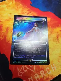 Yuna's Holy Magic - Prismatic Ending (Rainbow Foil) - Secret Lair Drop Series NM - Image 3