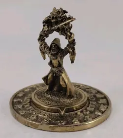 Magic The Gathering Reaper Miniatures Scrye Life Counter Gold Wizard 1994 MTG - Image 18