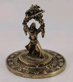 Magic The Gathering Reaper Miniatures Scrye Life Counter Gold Wizard 1994 MTG - Image 2
