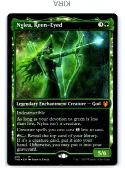 MTG - Nylea, Keen-Eyed [Showcase] *Foil* - Theros Beyond Death #266 - MINT - Image 1
