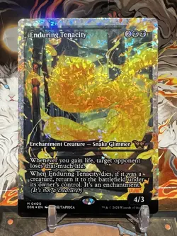 MTG | Enduring Tenacity (Japan Showcase)  [Duskmourn] ✨Fracture FOIL✨ - Image 2