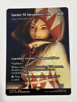 Garnet Til Alexandros 17th - Showcase - MtG Final Fantasy - NM - - Image 1