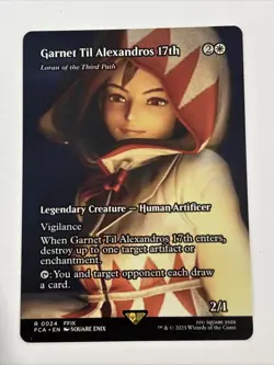 Garnet Til Alexandros 17th - Showcase - MtG Final Fantasy - NM - - Image 3