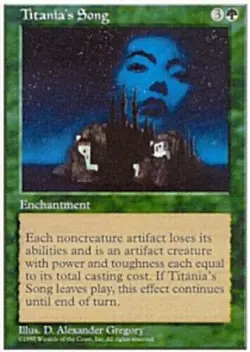 MTG Titania's Song MTG Core Set 5th Edition Regular - Image 1