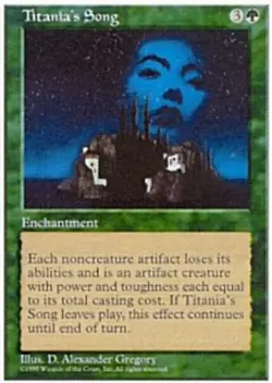 MTG Titania's Song MTG Core Set 5th Edition Regular - Image 2