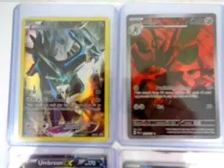 Pokemon TCG Card Holo Bundle Dialga Umbreon Ex Scizor & Ledian Rare - Image 2