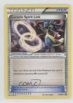 Lucario Spirit Link Pokémon XY Black Star Promo #XY211 2f4 - Image 1