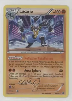 Lucario Holo Pokémon Black & White Next Destinies #64 4pm - Image 1