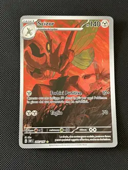 Pokemon Card Scizor AR 205/197 ITA EXCELLENT - Fiery Obsidian - Image 1