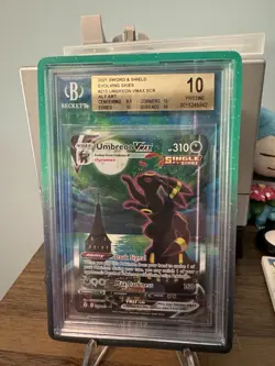 Pokemon Umbreon VMAX Evolving Skies 2021 Secret Rare Full Alt Art #215 BGS 10 - Image 2