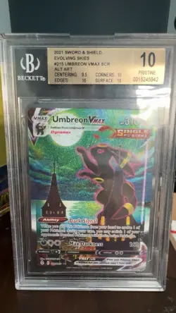Pokemon Umbreon VMAX Evolving Skies 2021 Secret Rare Full Alt Art #215 BGS 10 - Image 4