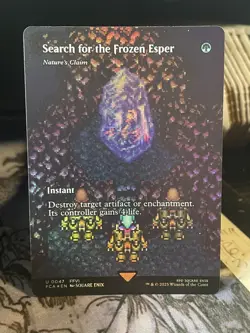 Search for the Frozen Esper FOIL Nature's Claim Final Fantasy MTG Magic - Image 1