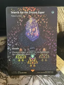 Search for the Frozen Esper FOIL Nature's Claim Final Fantasy MTG Magic - Image 2