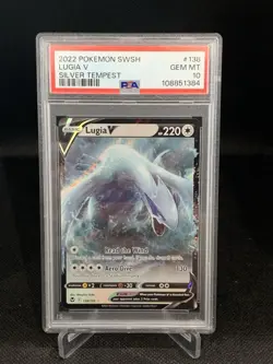 PSA 10 - Lugia V 138/195 Pokemon TCG Silver Tempest - Image 3