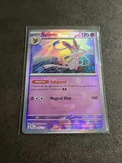 Pokémon TCG Sylveon Prismatic Evolutions Pokeball Reverse Holo Card 040/131 - Image 3
