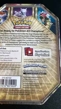 POKEMON 2016 XY Triple Power Machamp EX - Factory Sealed Collector Tin - Image 10