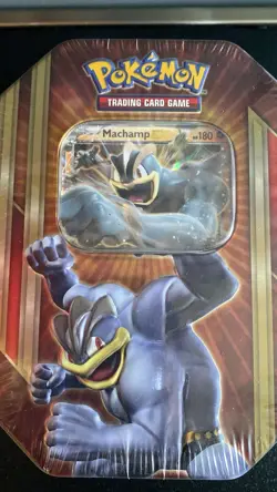 POKEMON 2016 XY Triple Power Machamp EX - Factory Sealed Collector Tin - Image 11