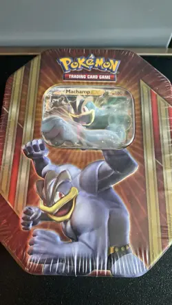 POKEMON 2016 XY Triple Power Machamp EX - Factory Sealed Collector Tin - Image 12