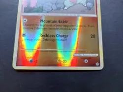 Pokemon - Larvitar 50/95 Reverse Holo Common Heart Gold Soul Silver Unleashed - Image 3