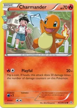 Charmander - RC3/RC32 - Common LP, English Pokemon Generations - Image 2