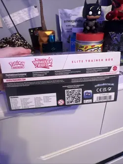 POKEMON CENTER White Flare Elite Trainer Box ETB Sealed Scarlett & Violet IN HAN - Image 5