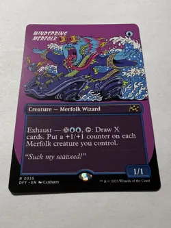 Mindspring Merfolk (Borderless / Extended Art) Aetherdrift Regular - Image 4