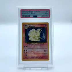 Pokemon TCG Card - Vulnona Holo Rare 12/102 Base Set German PSA 9 MINT - Image 1