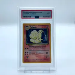 Pokemon TCG Card - Vulnona Holo Rare 12/102 Base Set German PSA 9 MINT - Image 3