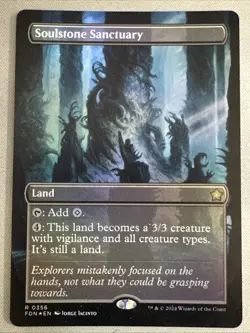 MTG / Soulstone Sanctuary / FDN / #0356 / FOIL (Borderless) / Rare / NM - Image 3