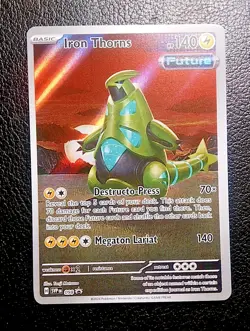 Pokémon  TCG, 2024 Scarlet And Violet Promo Iron Thorns 098 Illustration Rare - Image 1